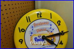 RARE VINTAGE CAPTIAL BREAD LIGHTED CLOCK NEON PRODUCTS 1950s 15