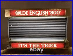 RARE Vintage OLDE ENGLISH 800 Classic Neon Lit Letter Board Beer Sign WORKS