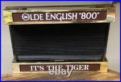 RARE Vintage OLDE ENGLISH 800 Classic Neon Lit Letter Board Beer Sign WORKS