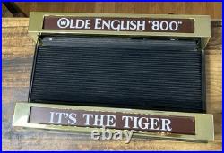 RARE Vintage OLDE ENGLISH 800 Classic Neon Lit Letter Board Beer Sign WORKS