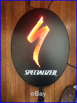 RARE Vintage Specialized Bicycle S Logo Oval Neon Electric Sign 18.5 x 25