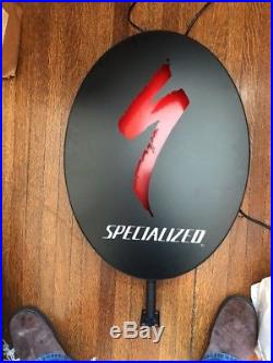 RARE Vintage Specialized Bicycle S Logo Oval Neon Electric Sign 18.5 x 25