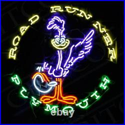 ROAD RUNNER PLYMOUTH Store Pub Beer Vintage Decor Artwork Neon Signs 24