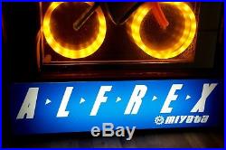 Rare! 1989 Miyata 100th ALFREX Shop Neon Light Sign board Vintage JAPAN