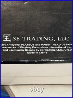 Rare 2003 PLAYBOY Bunny Pink Neon Sculpture Lamp power supply Vintage Brand New