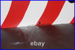 Rare Barber Shop Porcelain Metal Neon Sign Skin Pole Hair Gas Oil Marvy Men Room