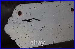 Rare Barber Shop Porcelain Metal Neon Sign Skin Pole Hair Gas Oil Marvy Men Room