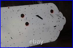 Rare Barber Shop Porcelain Metal Neon Sign Skin Pole Hair Gas Oil Marvy Men Room