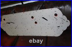 Rare Barber Shop Porcelain Metal Neon Sign Skin Pole Hair Gas Oil Marvy Men Room