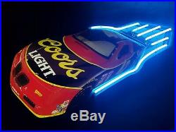 Rare Coors Light Kyle Petty 42 NASCAR Neon Bar Advertising Sign Vintage Works