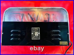 Rare Evinrude Outboard Reverse Painted Glass Neon Advertising Vintage Sign Rare Evinrude Outboard Reverse Painted Glass Neon Advertising Vintage Sign