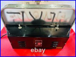 Rare Evinrude Outboard Reverse Painted Glass Neon Advertising Vintage Sign Rare Evinrude Outboard Reverse Painted Glass Neon Advertising Vintage Sign