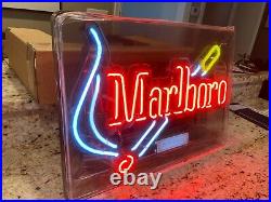 Rare Nos Vintage 1997 Philip Morris Marlboro Cigarette Neon Sign Local Pickup