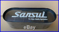 Rare! Sansui Vintage Advertising Sign Led Vintage Electronics Collectible Light