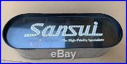 Rare! Sansui Vintage Advertising Sign Led Vintage Electronics Collectible Light