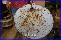 Rare Vintage 1930's Triangle Grocers Association 30 Porcelain Metal Neon Sign