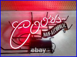 Rare Vintage 1999 Coors Non-Alcoholic Neon Sign, Y2K, Man Cave, Bar, USA