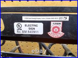 Rare Vintage 1999 Coors Non-Alcoholic Neon Sign, Y2K, Man Cave, Bar, USA