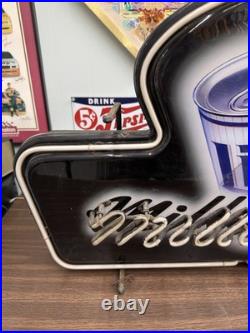Rare Vintage 80s/90s Miller Lite Miller Time Neon Beer Sign Original Working