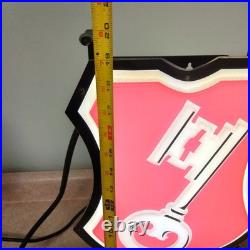 Rare Vintage Becks Beer German Key Bar Neon Light Sign Man-cave Lighted Works