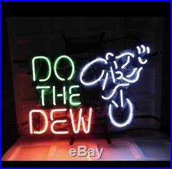 Rare Vintage Do The Dew Mountain Dew Bar Cub Party Light Lamp Neon Sign