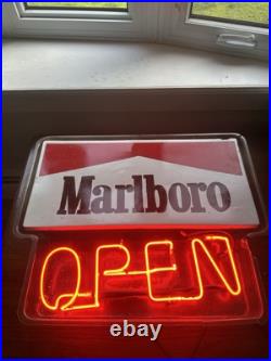 Rare Vintage Marlboro Open Neon Sign Works