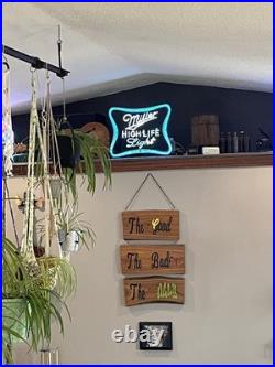 Rare Vintage Neon Miller High Life Light Works As It Should