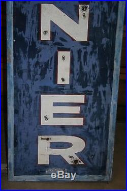 Rare Vintage Rainier Beer Neon Light Sign Over 7 Ft Tall Young Electric Sign Co