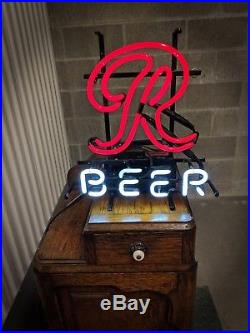 Rare Vintage Rainier beer R Neon bar sign, logo