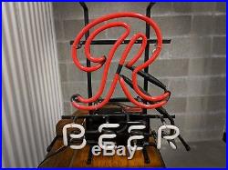 Rare Vintage Rainier beer R Neon bar sign, logo
