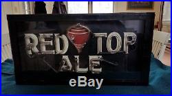 Rare Vintage Red Top Ale Neon Sign