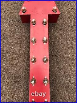 Rare, Vintage SIX FOOT LIGHTED RED ARROW SIGN Mint Condition / United Neon Co
