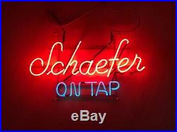 Rare Vintage Schaefer On Tap Beer Neon Sign