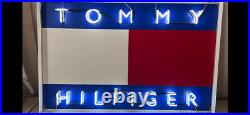 Rare Vintage Tommy Hilfiger Neon Sign 49x74 Works Great
