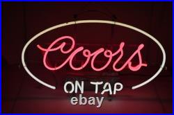 Rb Coors On Tap Vintage Neon 24 X 16 1980's (zls17)