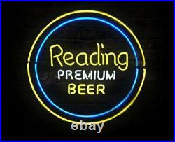Reading Premium Beer Vintage Neon Light Sign Display Shop Pub Wall Sign 19