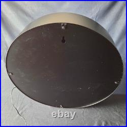 Real Authentic Neon Can White Glass Tube Vintage Display Gas Porcelain Sign