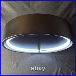 Real Authentic Neon Can White Glass Tube Vintage Display Gas Porcelain Sign