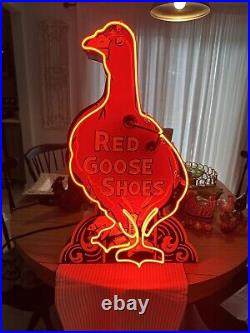 Red Goose Vintage Neon Sign