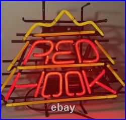 Red Hook Neon Bar Sign 22 x 17 Red Works Genuine Vintage Red Hook Neon Bar Sign 22 x 17 Red Works Genuine Vintage