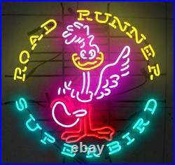 Road Runner Superbird Plymouth Garage 24x24 Neon Sign Light Lamp Vintage Car