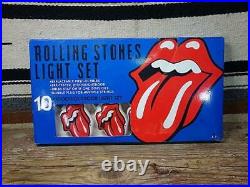 Rolling Stones DECORATIVE 10 LIGHT SET Man Cave Neon Sign Party Lamp Vintage F/S