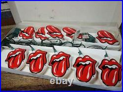 Rolling Stones DECORATIVE 10 LIGHT SET Man Cave Neon Sign Party Lamp Vintage F/S