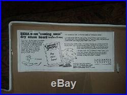 SEGA Sonic the Hedgehog Coming Soon! Dry Erase Board Neon Sign Vintage