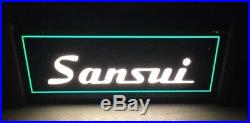 Sansui Vintage Advertising Sign RARE & In Working Condition