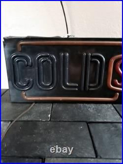 Schmidt Beer COLD BEER Light Sign Vintage Bar Neon Style Illuminated Breweriana