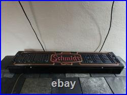 Schmidt Beer COLD BEER Light Sign Vintage Bar Neon Style Illuminated Breweriana Schmidt Beer COLD BEER Light Sign Vintage Bar Neon Style Illuminated Breweriana