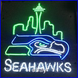Seattle City Glass Neon Sign Vintage Artwork Garage Room Decor