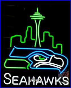 Seattle City Go Seahawks Vintage Neon Light Sign Display Shop Beer Sign 24