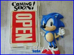 Sega Sonic 90's Neon signs Coming soon Open US Vintage Collector ItemRare game